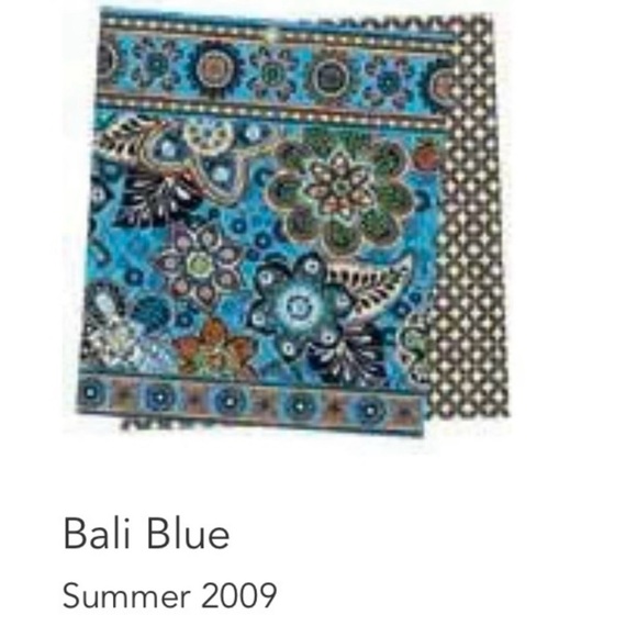 Y2K Era Vera Bradley Classic Bali Blue Handbag - Picture 9 of 9